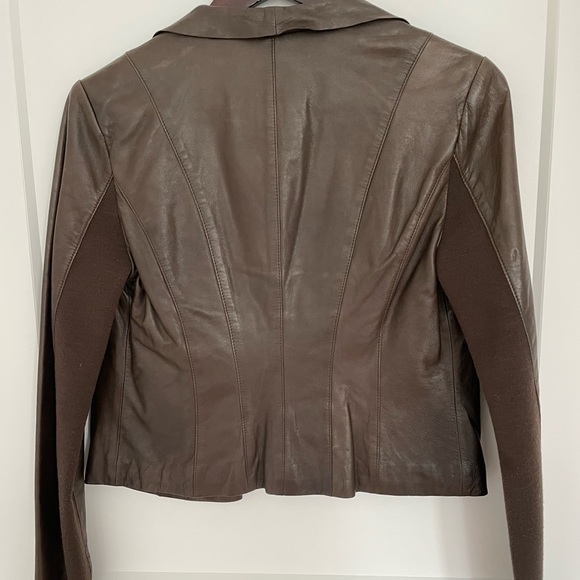Cole Haan Leather Jacket - Picture 2 of 8